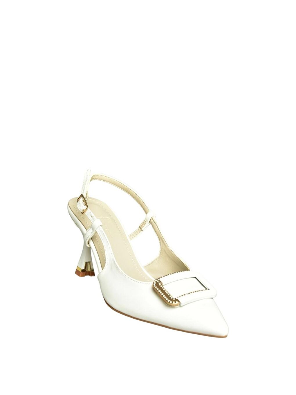 Beyaz Kadın Topuklu Ayakkabı U6760668