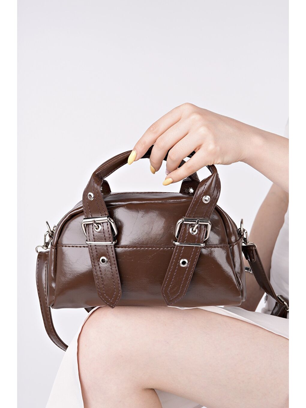 Kahverengi MONTANNA Kadın El ve Omuz Çantası