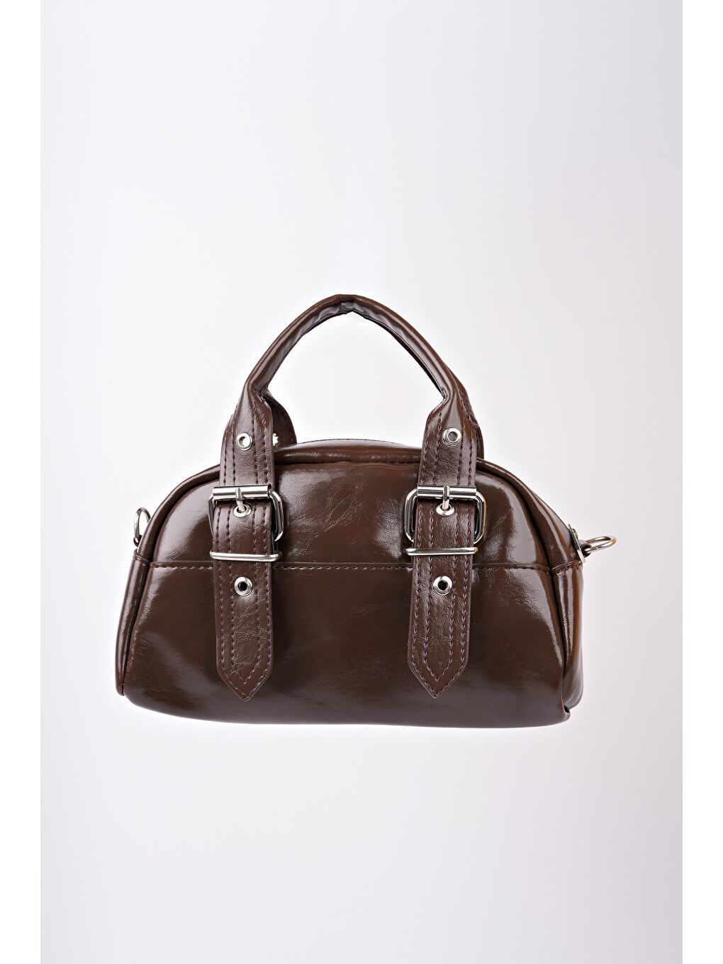 Kahverengi MONTANNA Kadın El ve Omuz Çantası-5