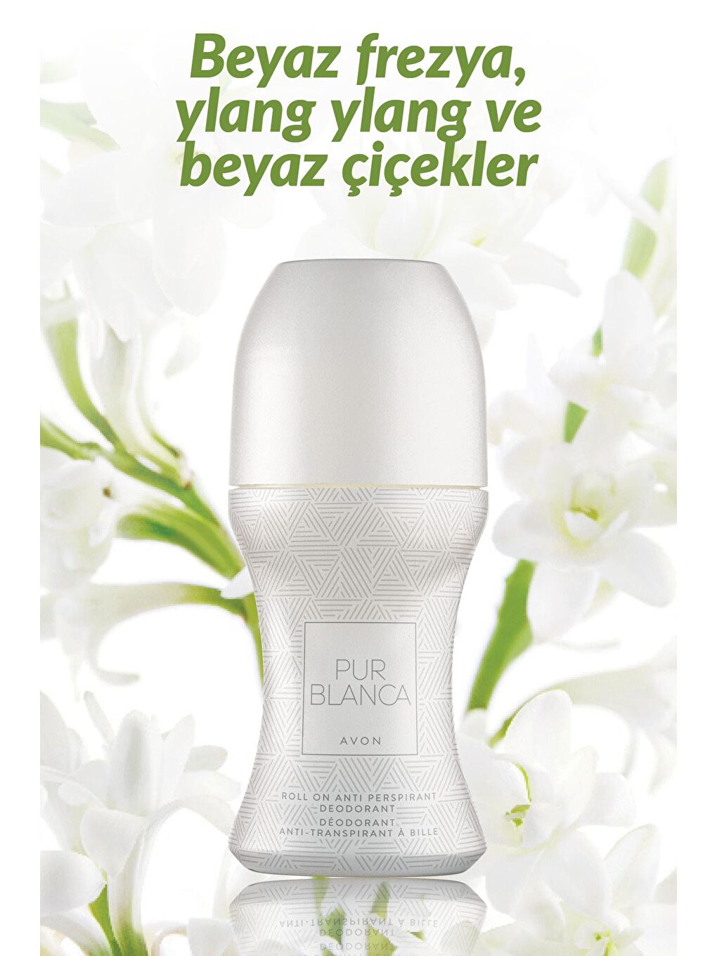 AVON Renksiz Pur Blanca Kadın Roll On 50 Ml. - 2