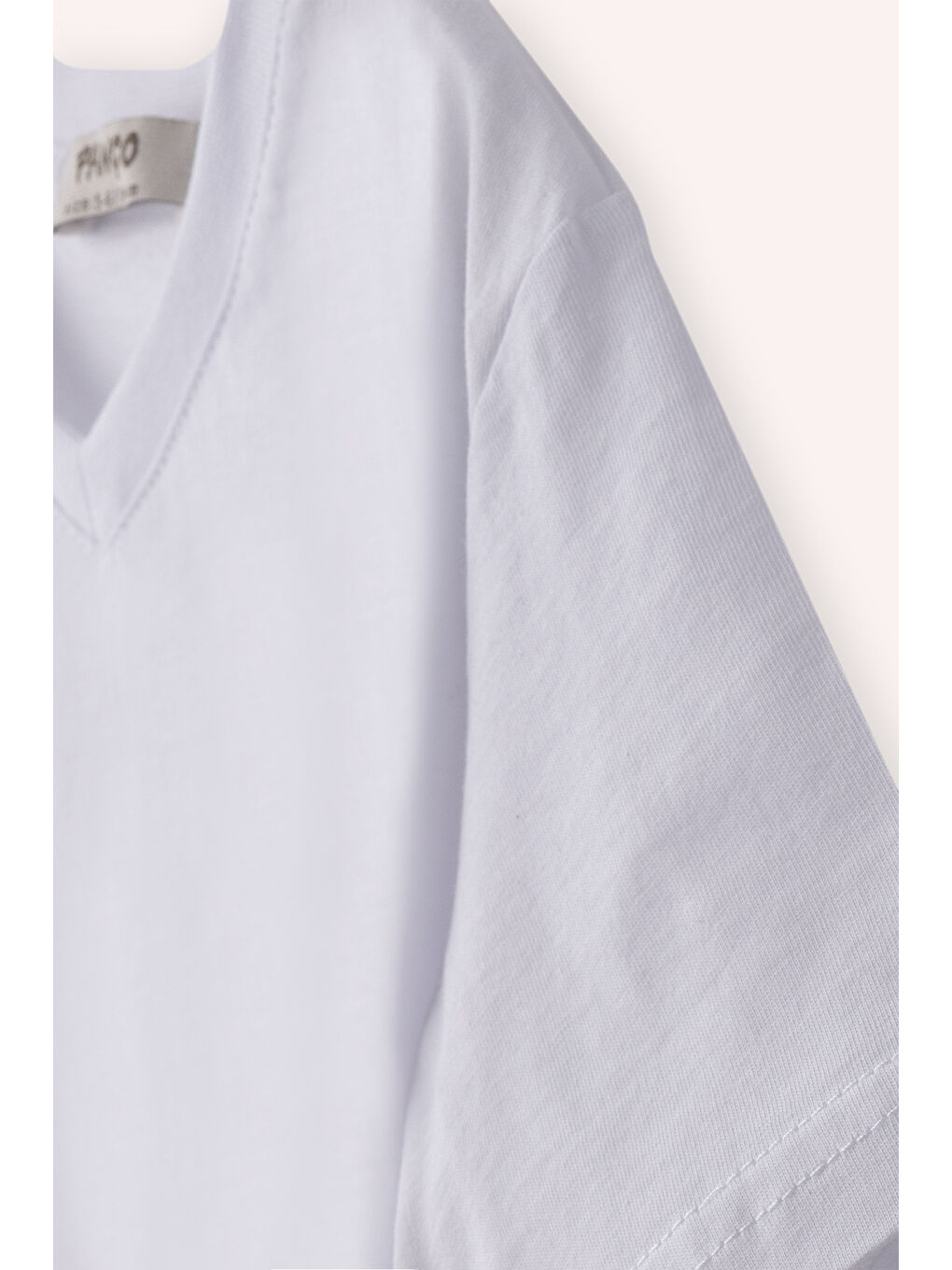 Beyaz Erkek Çocuk T-Shirt-1