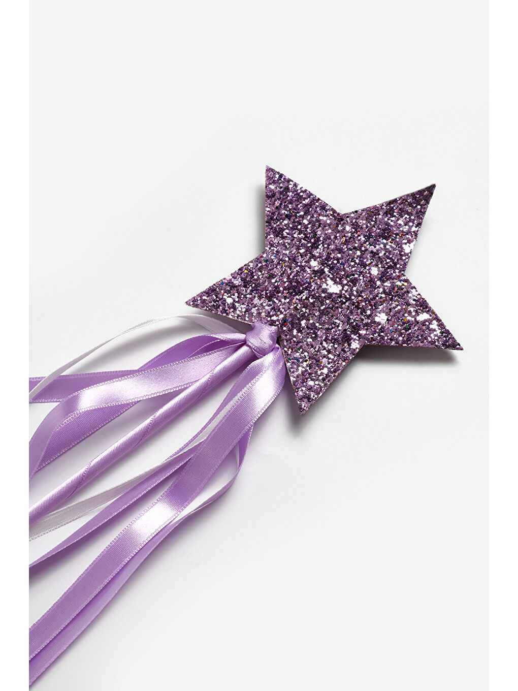 Lila  Yıldız Figürlü Püsküllü Parti Asası-1