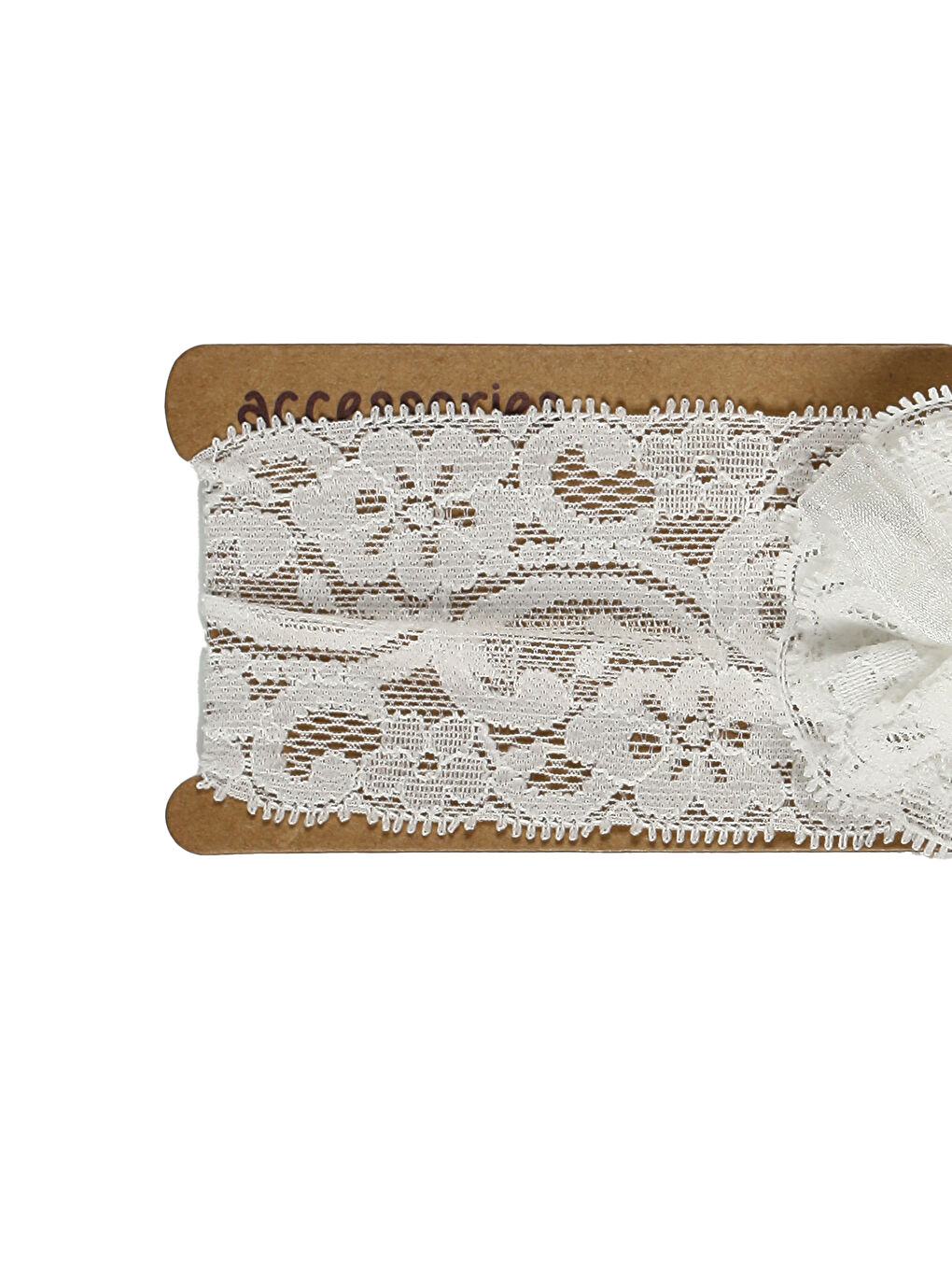 Beyaz Kız Çocuk Saç Bandı-1