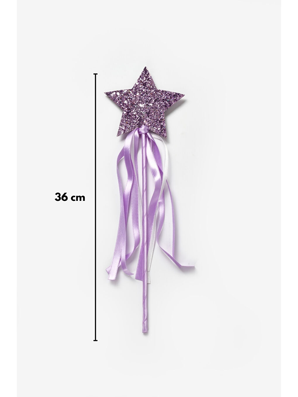 Lila  Yıldız Figürlü Püsküllü Parti Asası-2