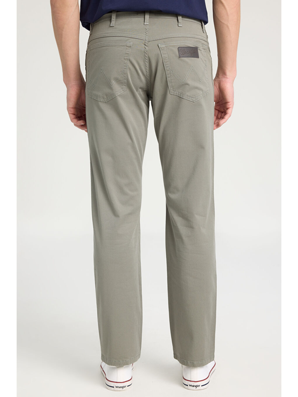 Yeşil Texas Straight Fit Esnek Casual Pantolon-4