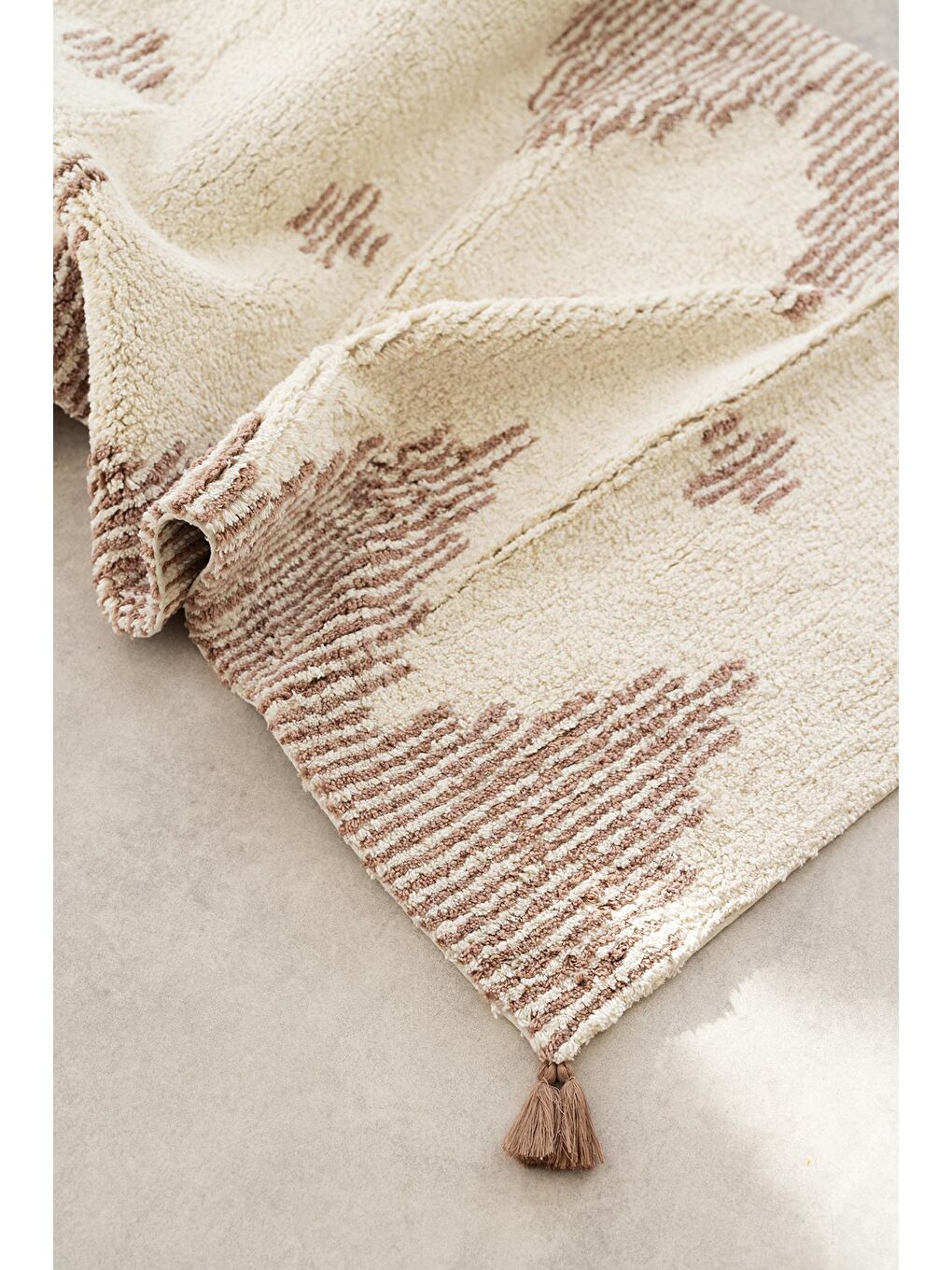 Mistic Tekli Banyo Paspası %100 Pamuk 70x110 Pembe-2