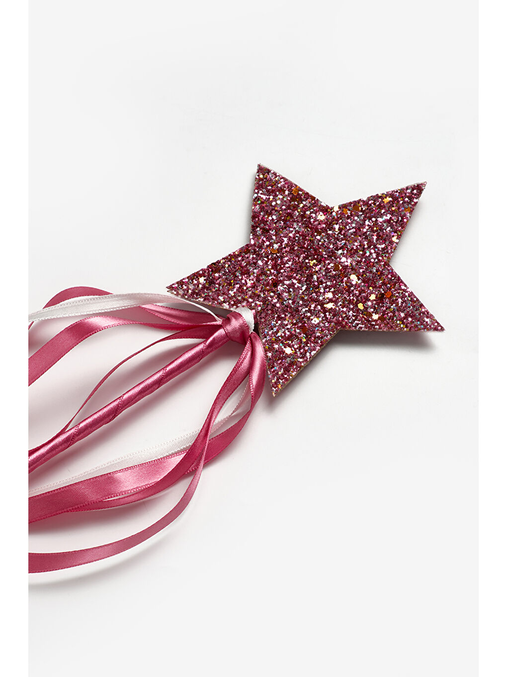 Pembe  Yıldız Figürlü Püsküllü Parti Asası-1