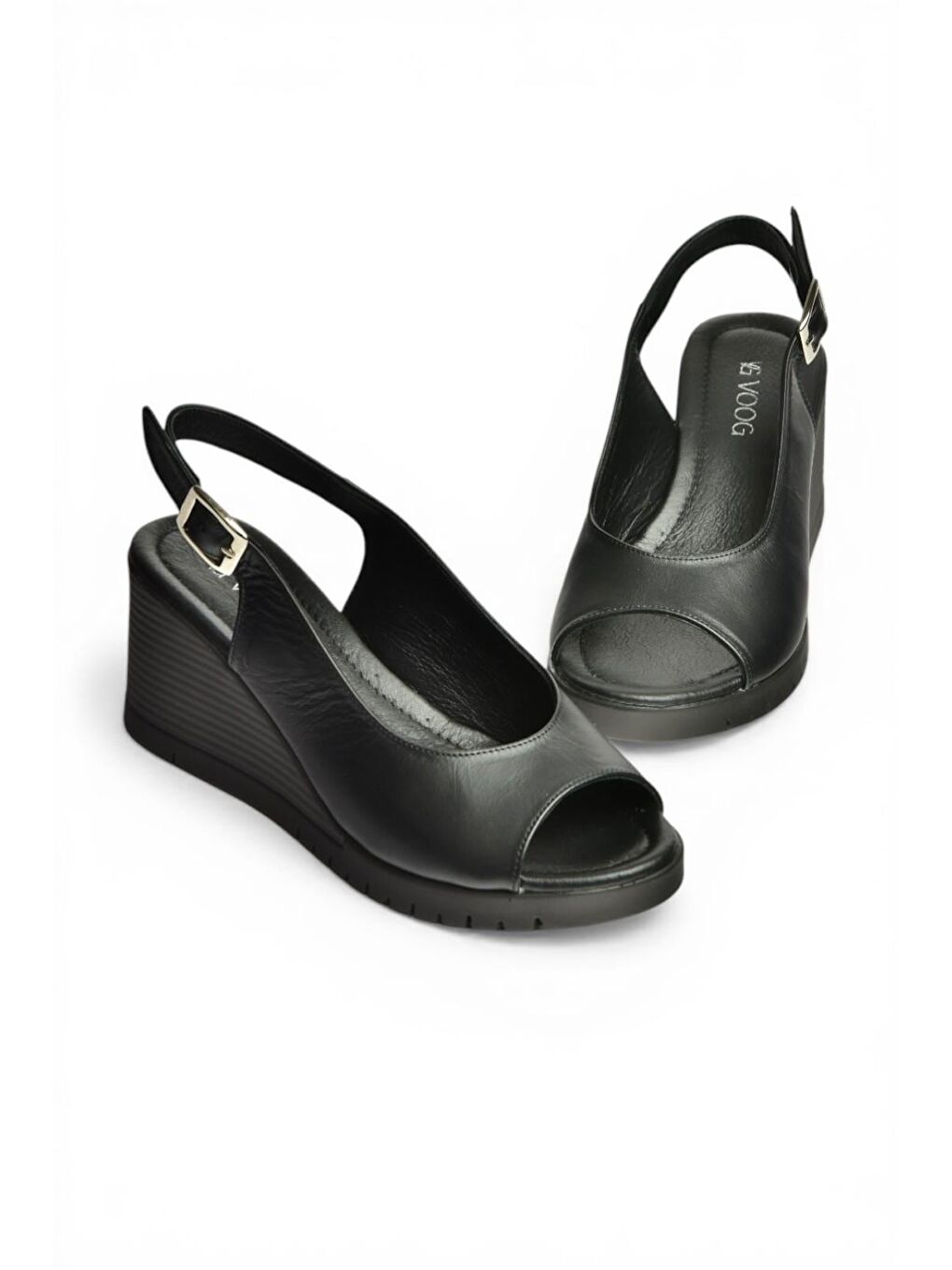 Siyah Kadın Sandalet Y555344003-4