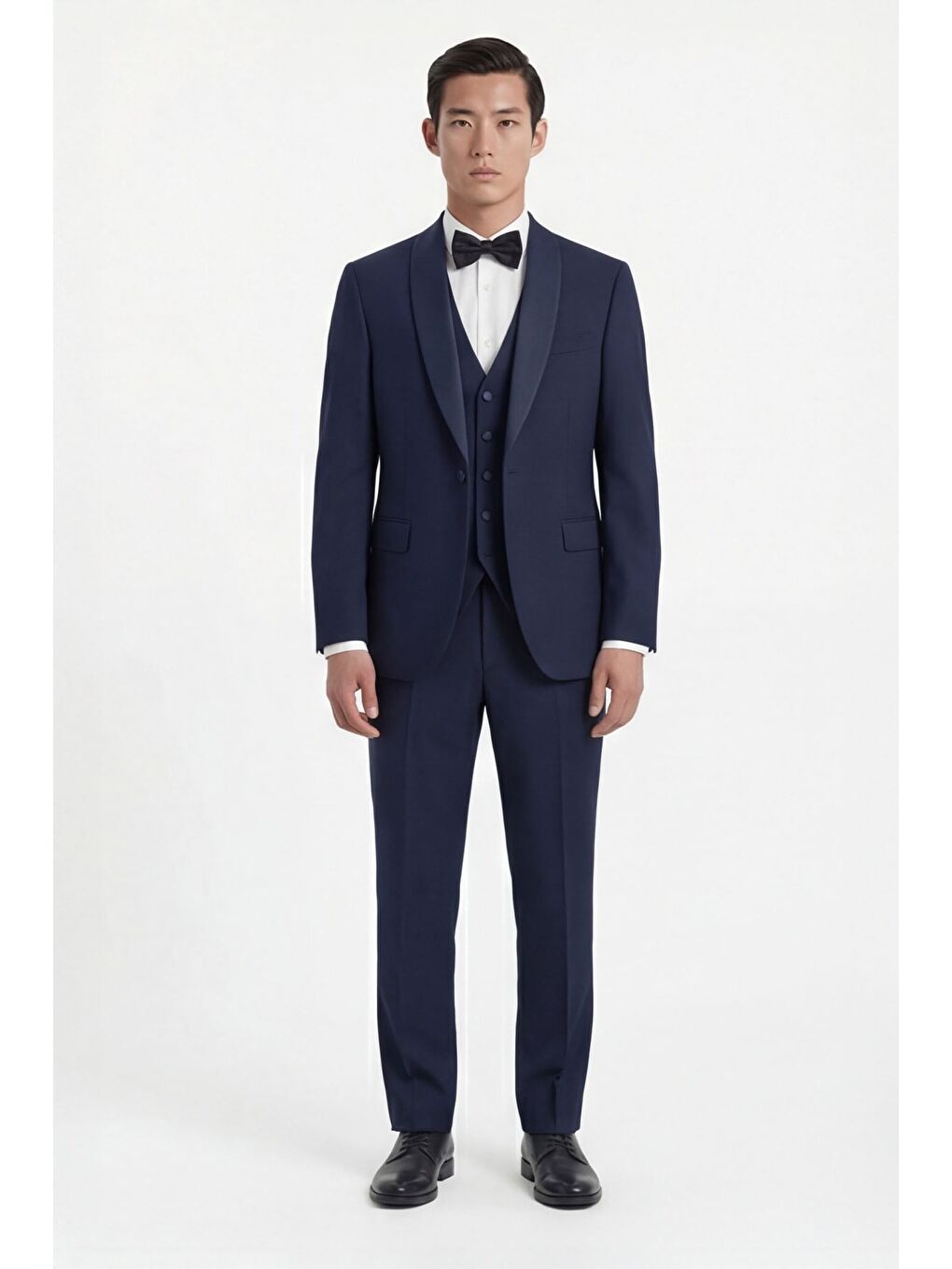 Lacivert Vest Suit-1