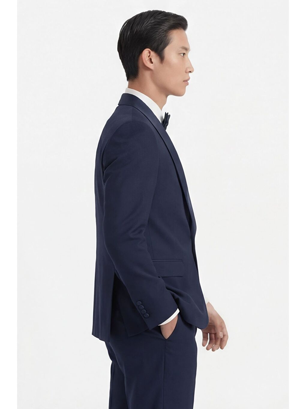 Lacivert Vest Suit-2