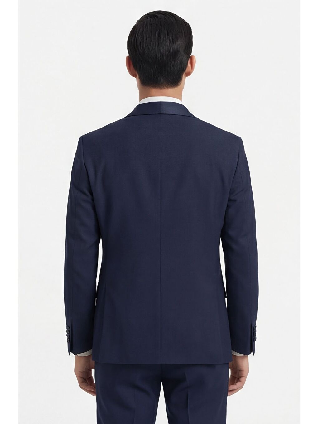 Lacivert Vest Suit-3