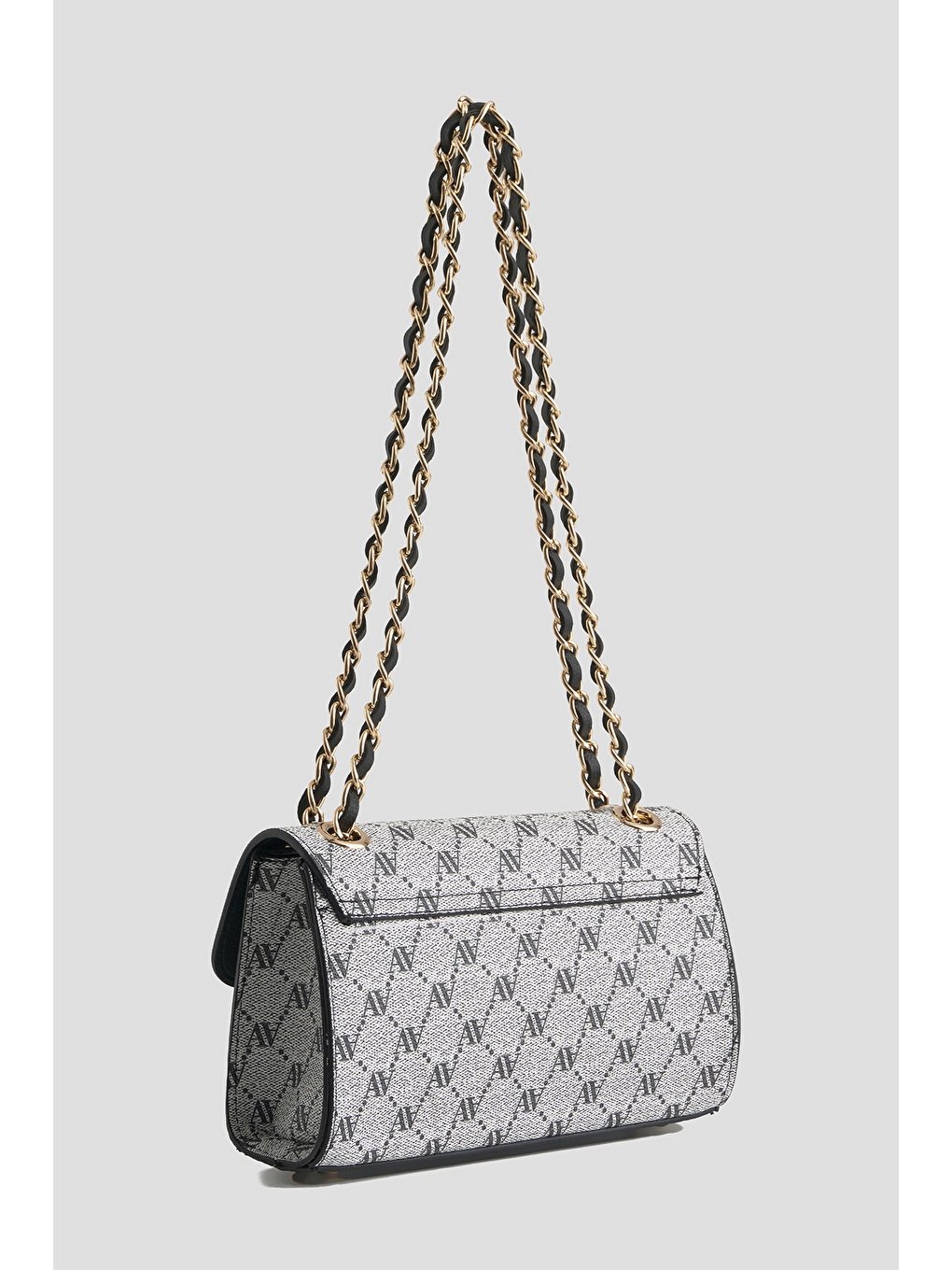 Noktalı Çanta Gri-3