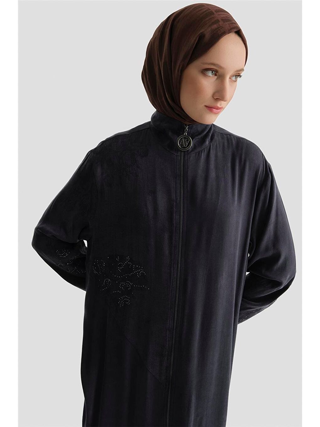 Fermuarlı Kupra Ferace İndigo-1