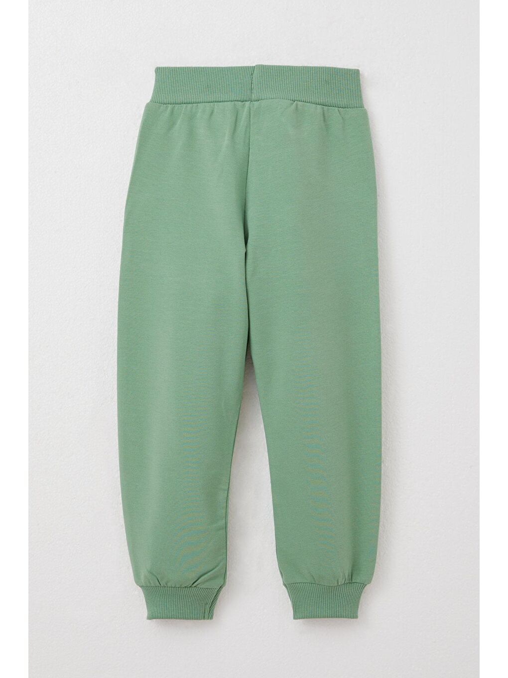 Erkek Çocuk Eşofman Takım Şanslı Ayıcık Baskılı Yazı Nakışlı Bej Melanj (1-4 Yaş)-4