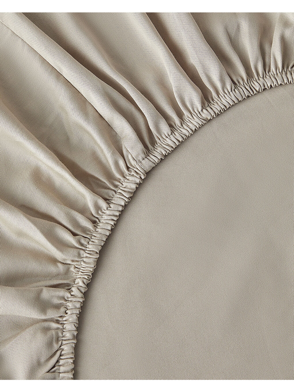 Bej Royal Scroll Jakarlı Pamuk Saten Çift Kişilik Nevresim Takımı 200x220 cm Taş Rengi-6