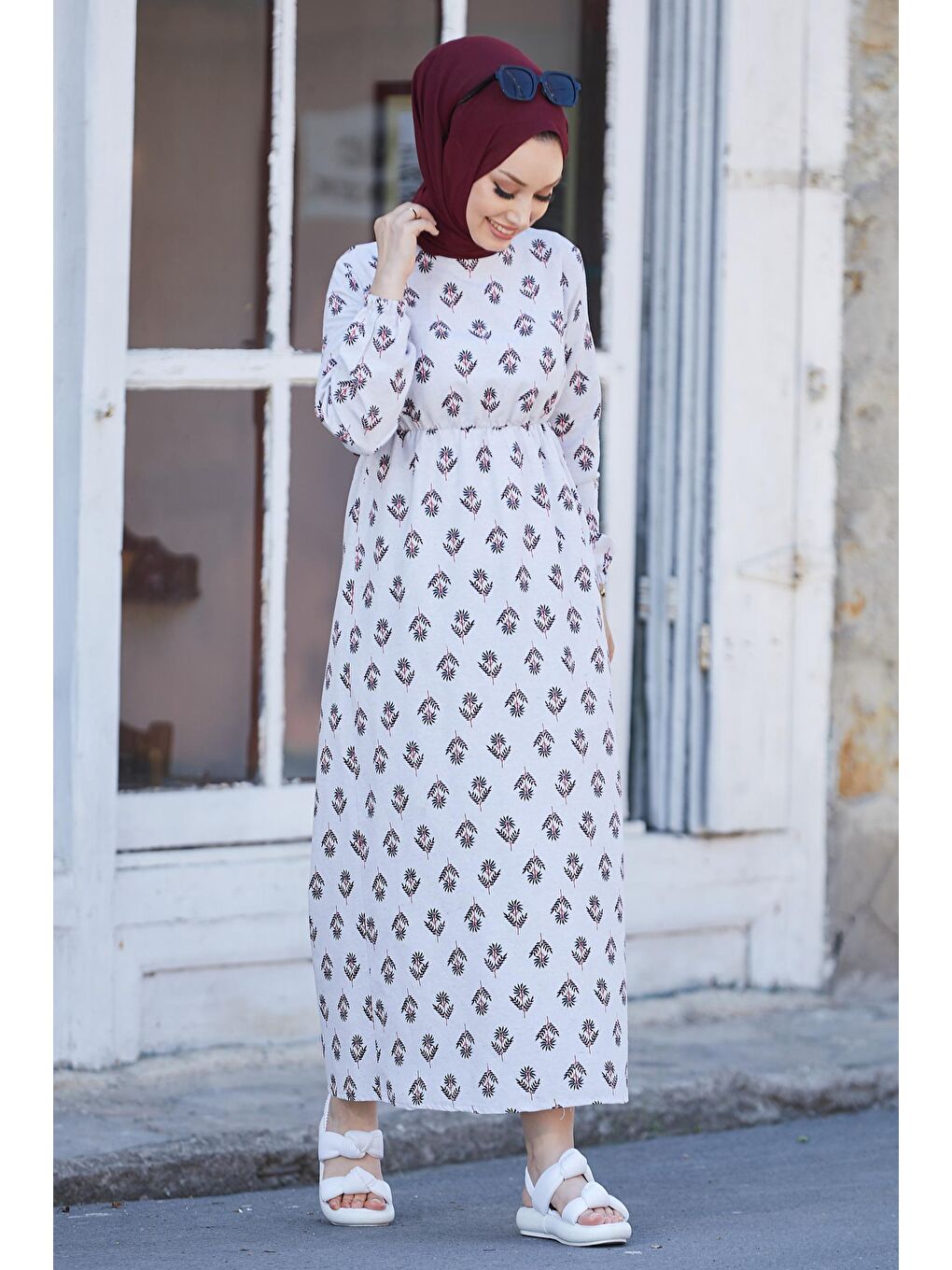 Bisiklet Yaka Kadın Siyah Elbise - 10350