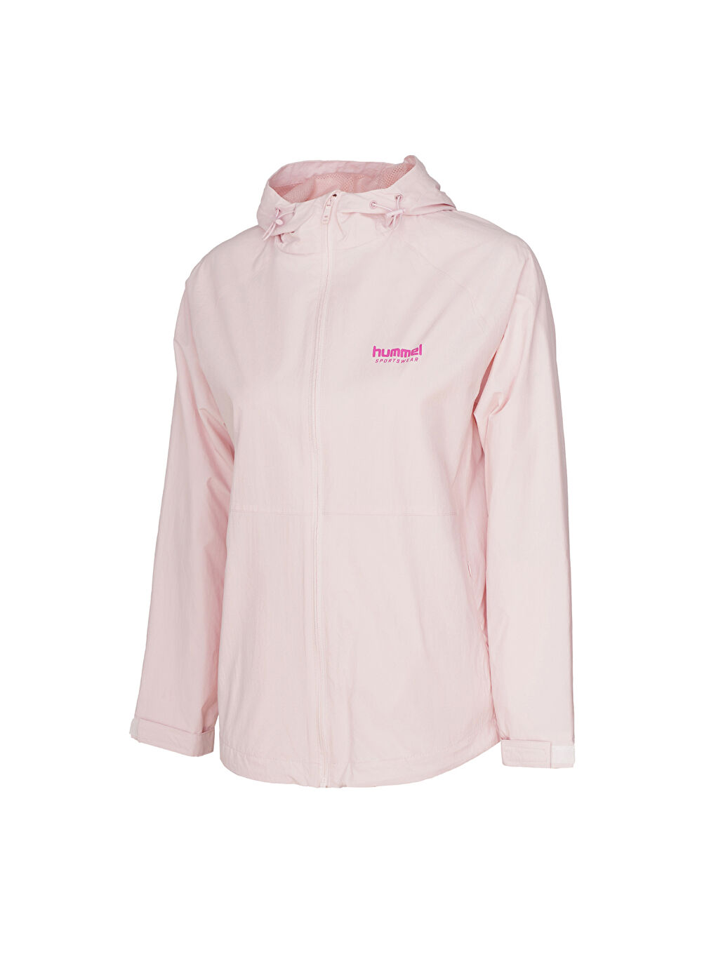 Ruso Kadın Pembe Kapüşonlu Ceket-1