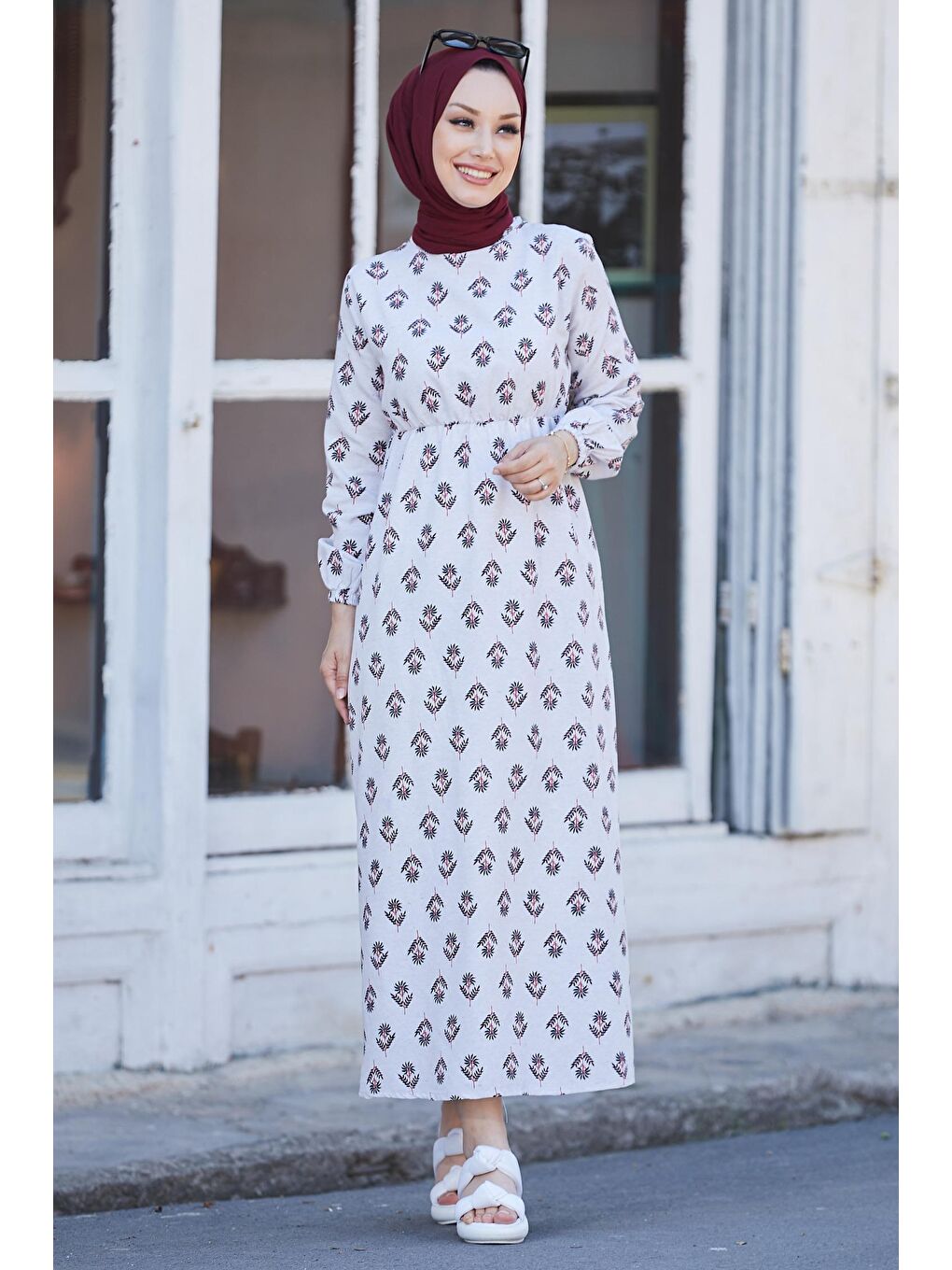 Bisiklet Yaka Kadın Siyah Elbise - 10350-3