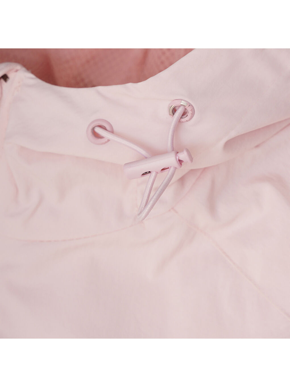 Ruso Kadın Pembe Kapüşonlu Ceket-3