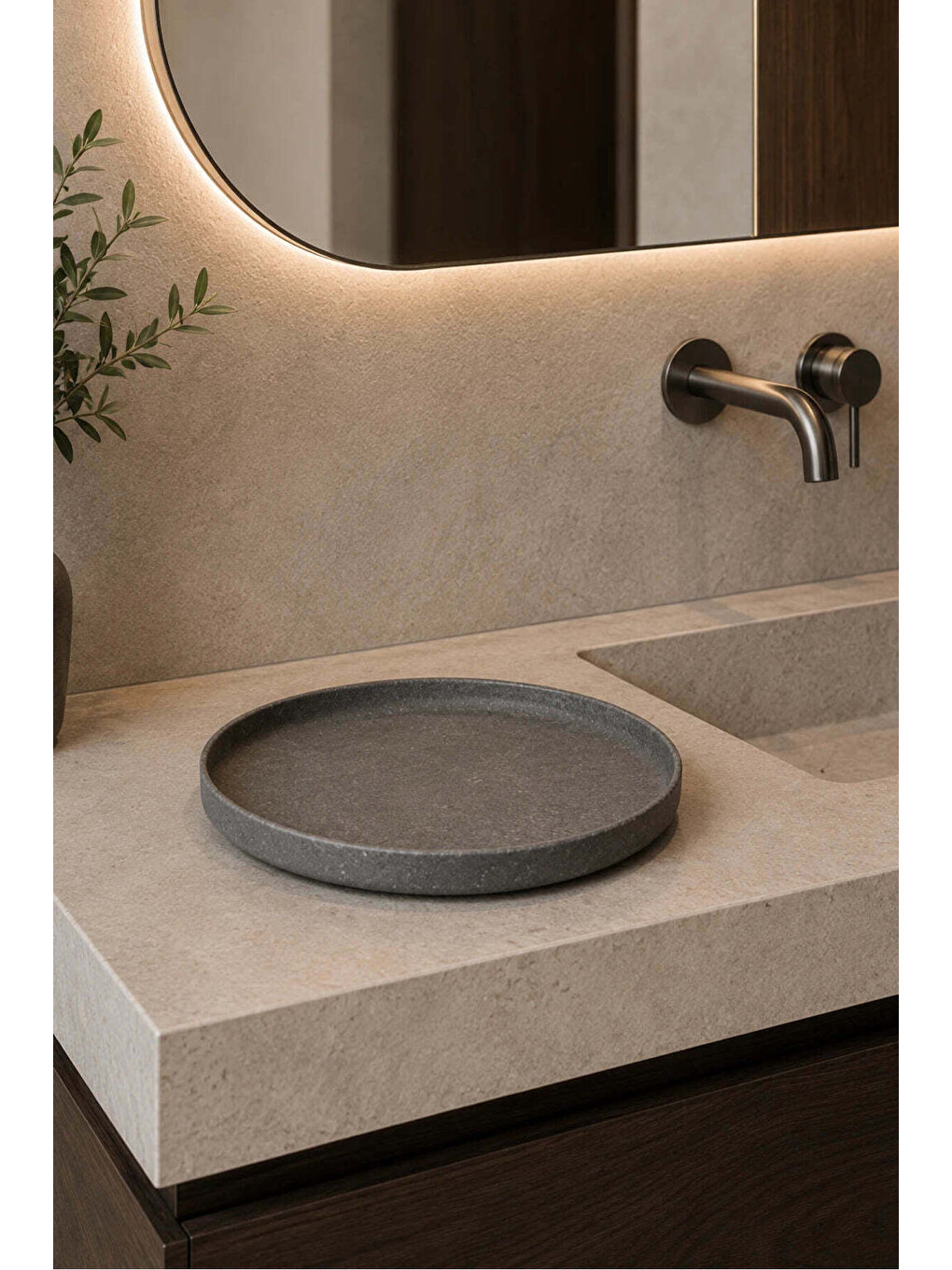 Travertine Tepsi Antrasit-1