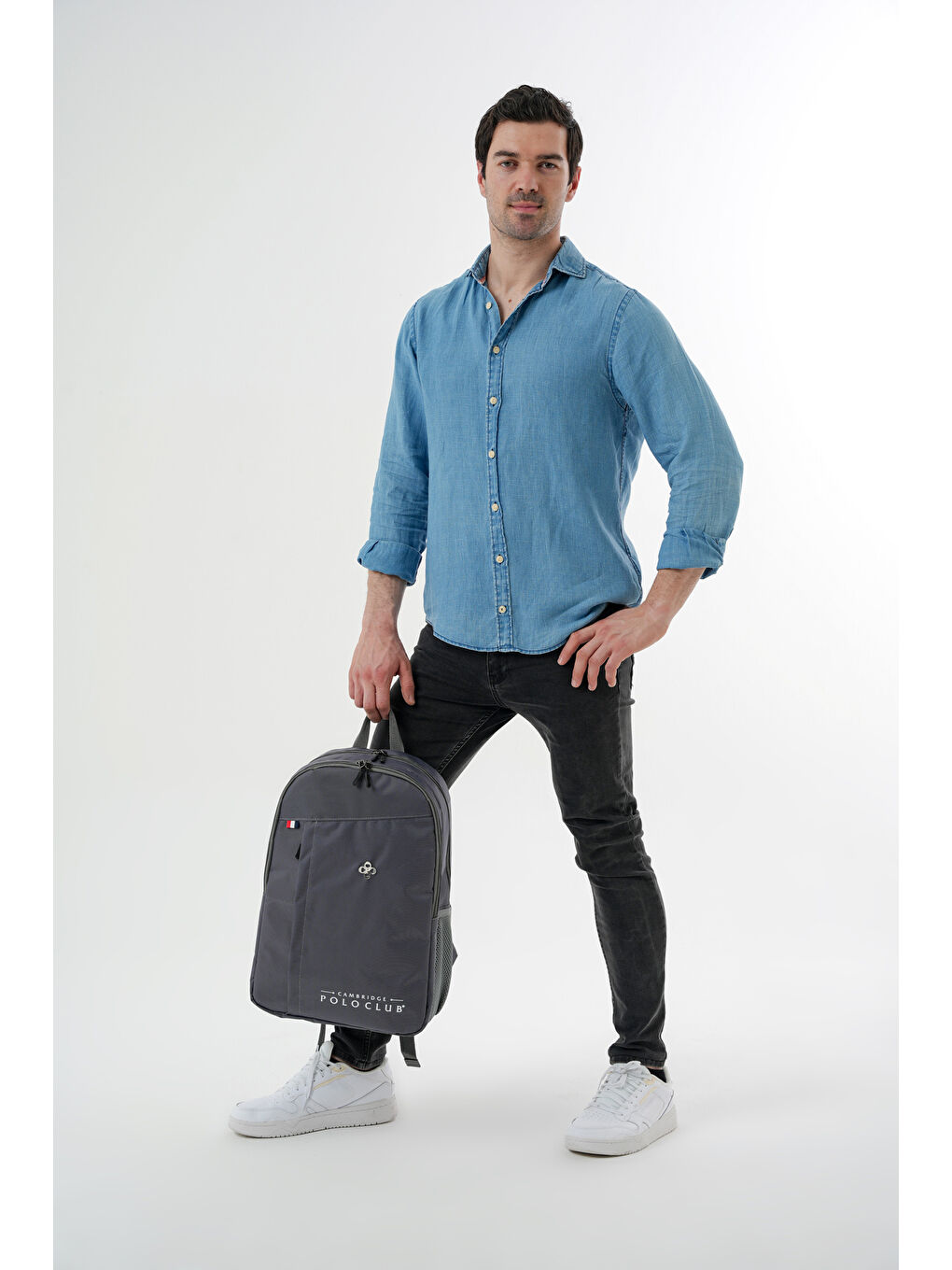 Gri Hafif Su Geçirmez Sırt Çantası Plcan2170-1