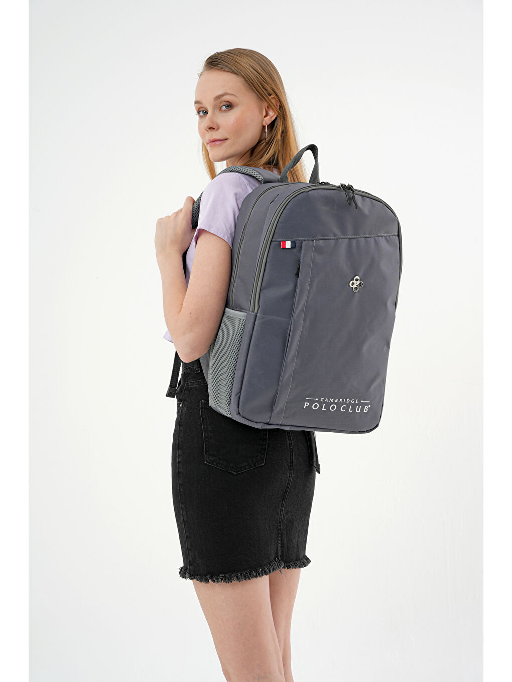 Gri Hafif Su Geçirmez Sırt Çantası Plcan2170-2