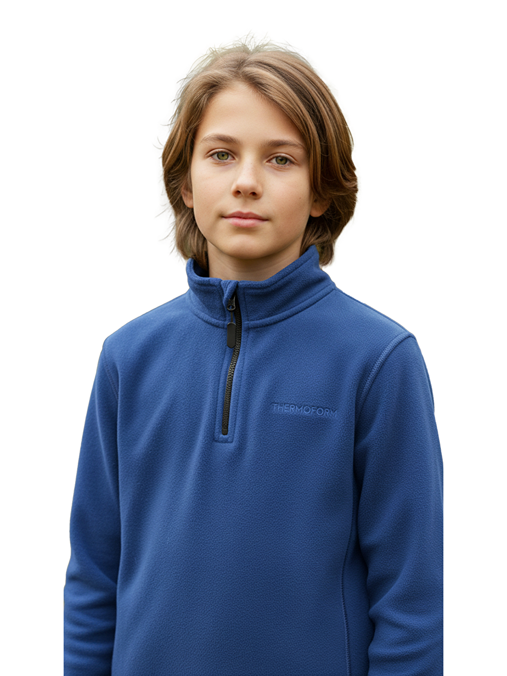 Petrol Polarline Çocuk 1/4 Fermuar Sweatshirt PETROL