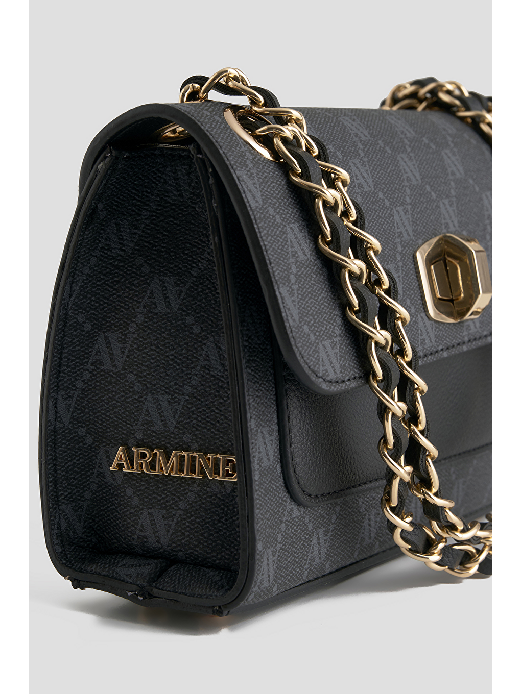 Noktalı Çanta Siyah-1