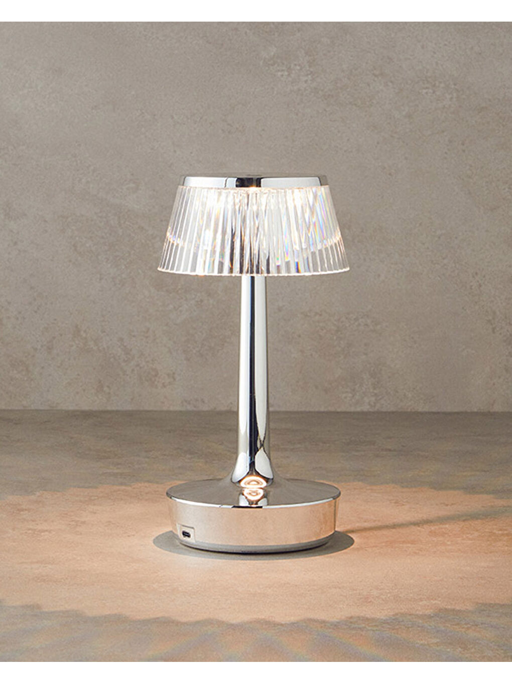 Gri Stacy Akrilik Dekoratif Aydınlatma Silver-2