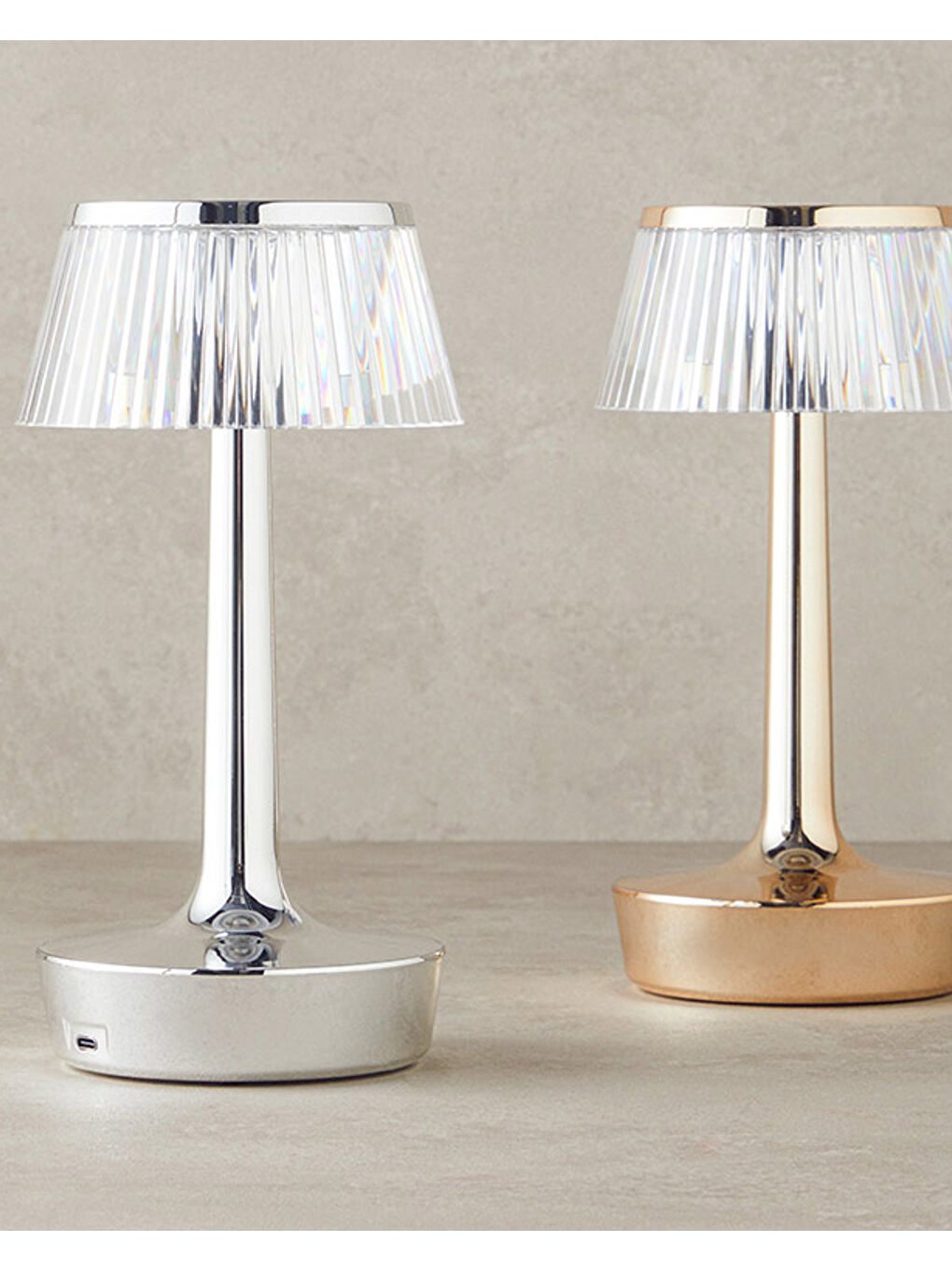 Gri Stacy Akrilik Dekoratif Aydınlatma Silver-3