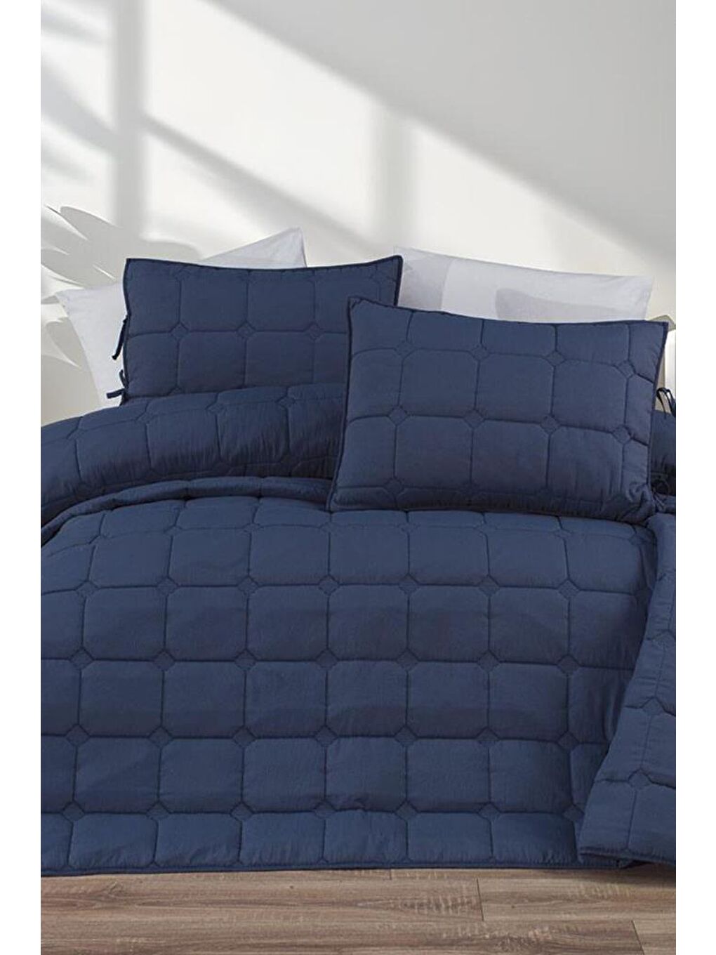 Cratos Comfort Çift Kişilik Yatak Örtüsü Lacivert