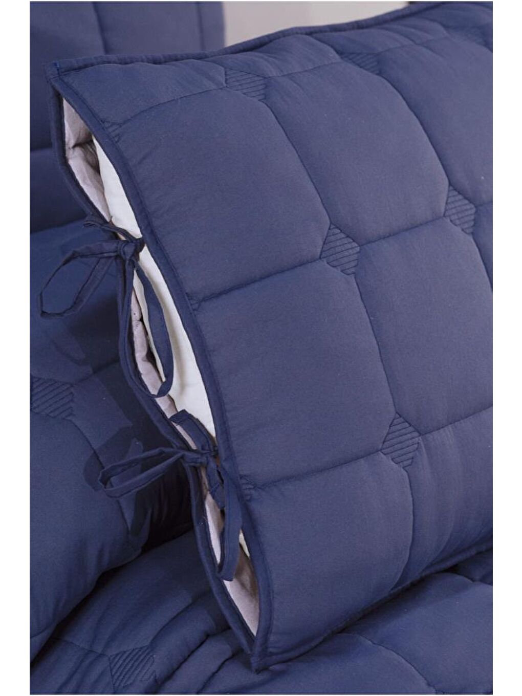 Cratos Comfort Çift Kişilik Yatak Örtüsü Lacivert-1