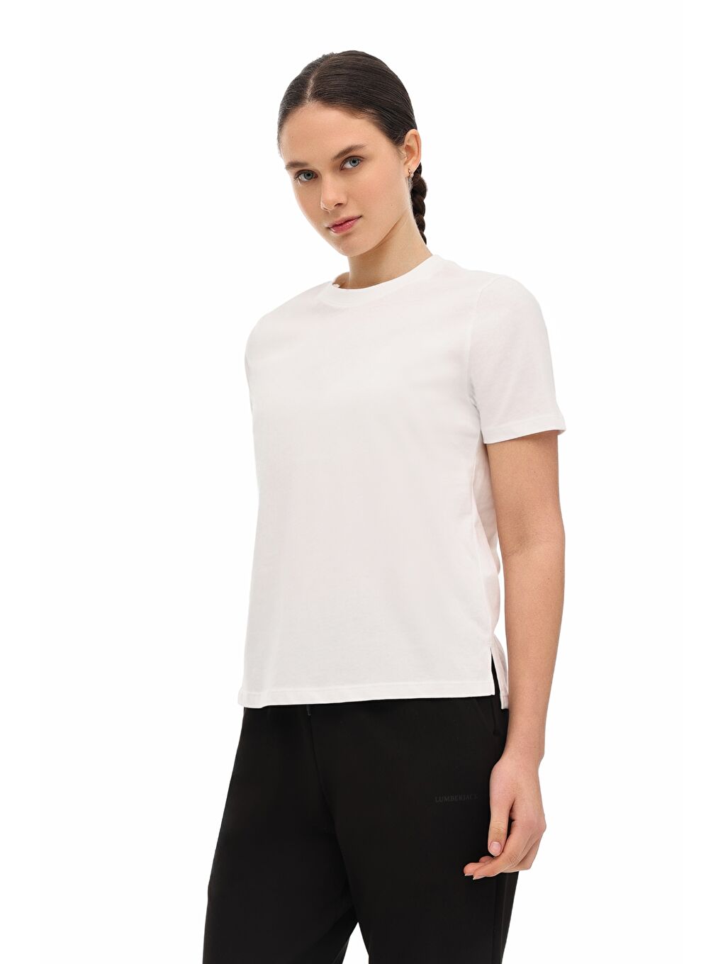 Bej WB 11ASYA-T 6FX Ekru Kadın Kısa Kol T-Shirt