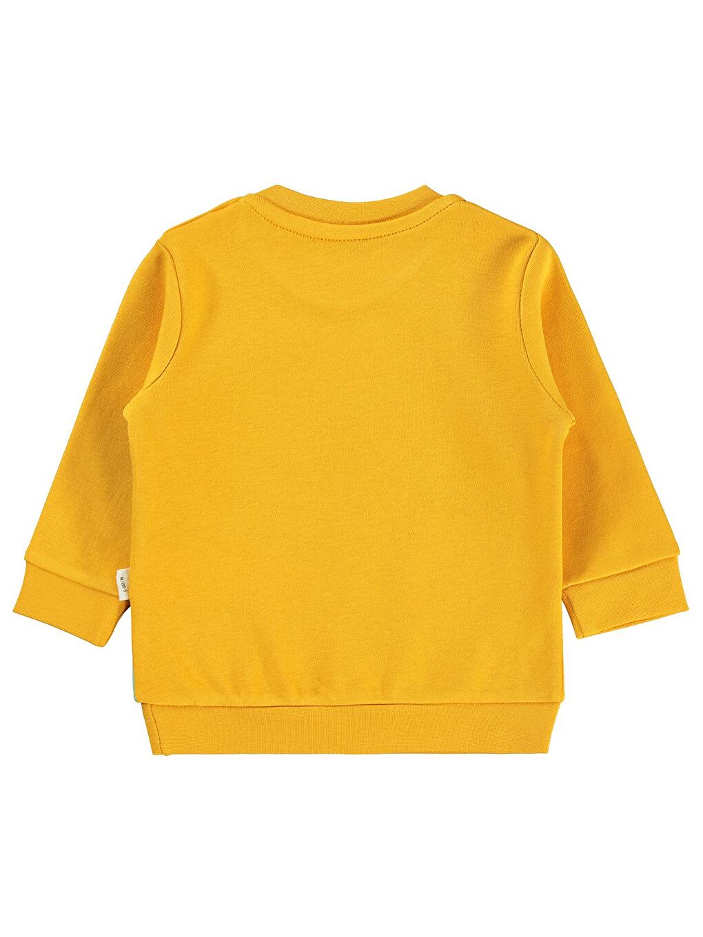 Civil Kahverengi Baby Erkek Bebek Sweatshirt 6-18 Ay Hardal Sarısı - 1