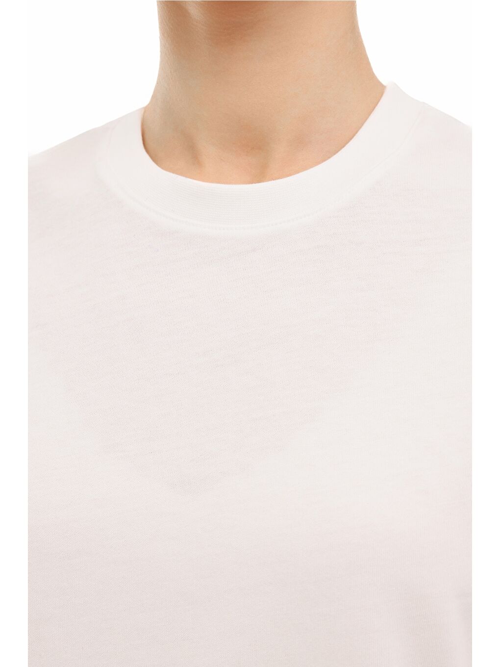 Bej WB 11ASYA-T 6FX Ekru Kadın Kısa Kol T-Shirt-3