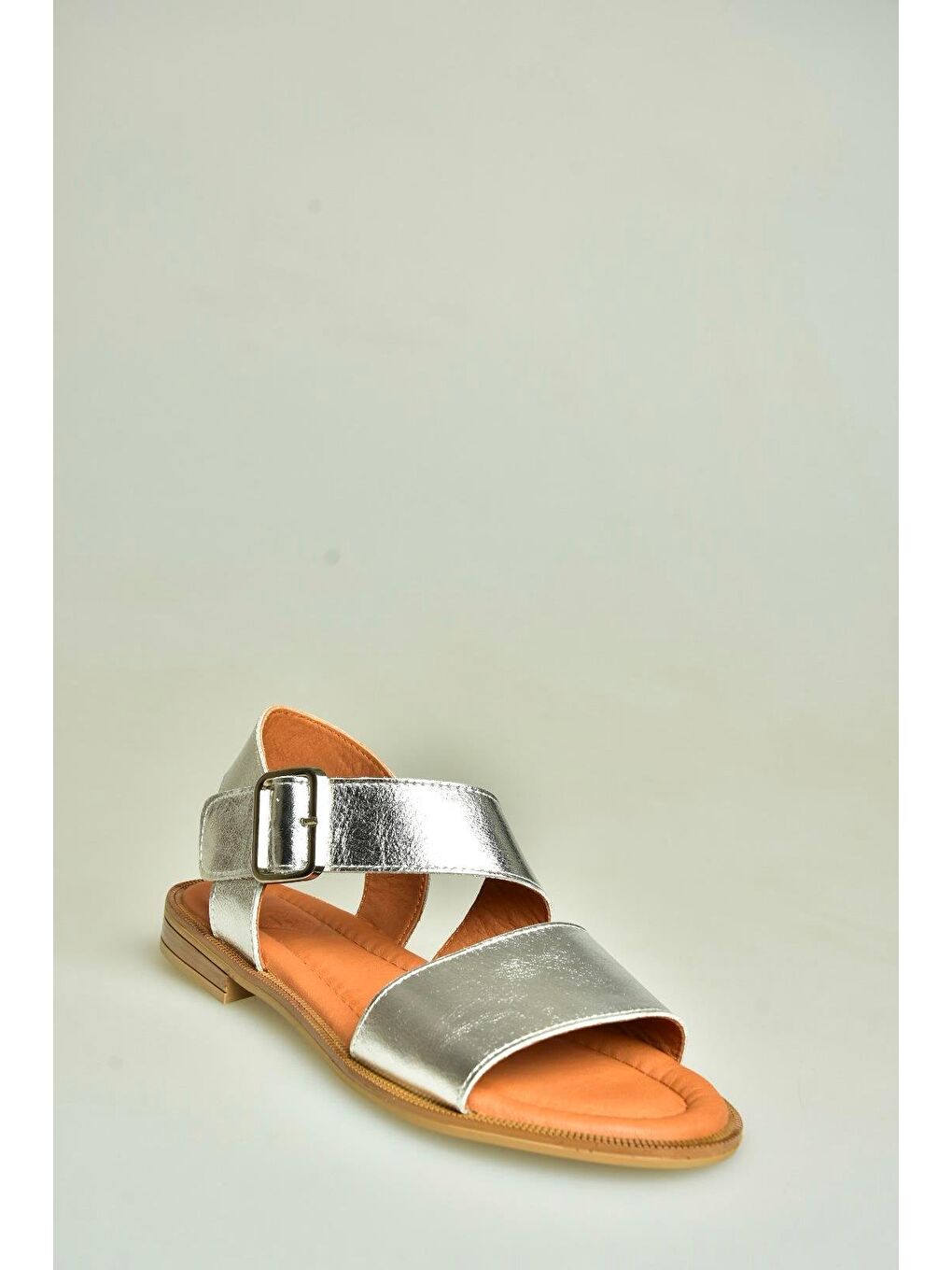 Gri Gümüş Kadın Sandalet U944150303-1