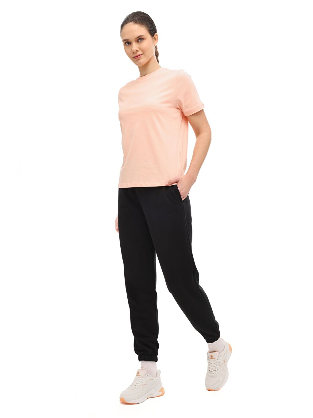 WB 22ANITA-P 6FX Siyah Kadın Eşofman Altı-2