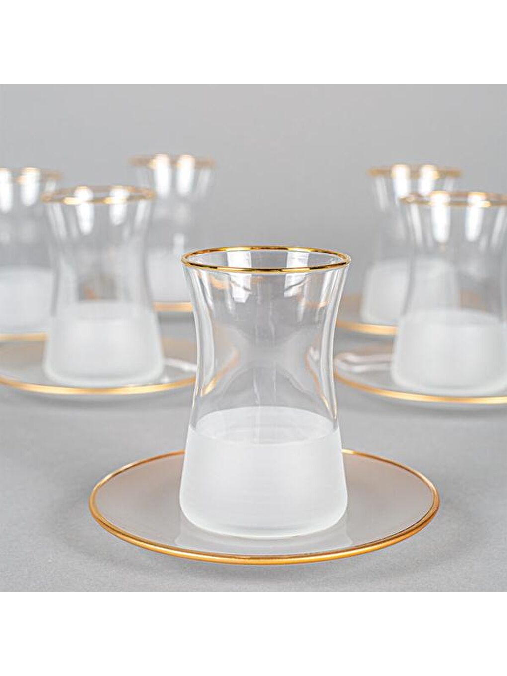 Renksiz Nish 12 Parça Çay Seti - 170 ml