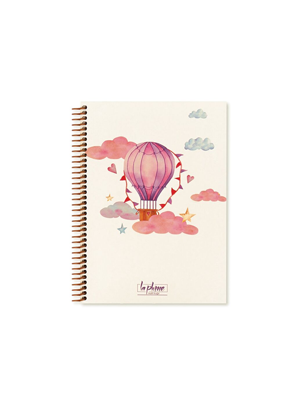 Keskin Color 17x24 Kareli Defter La Plume Balloon - Pembe