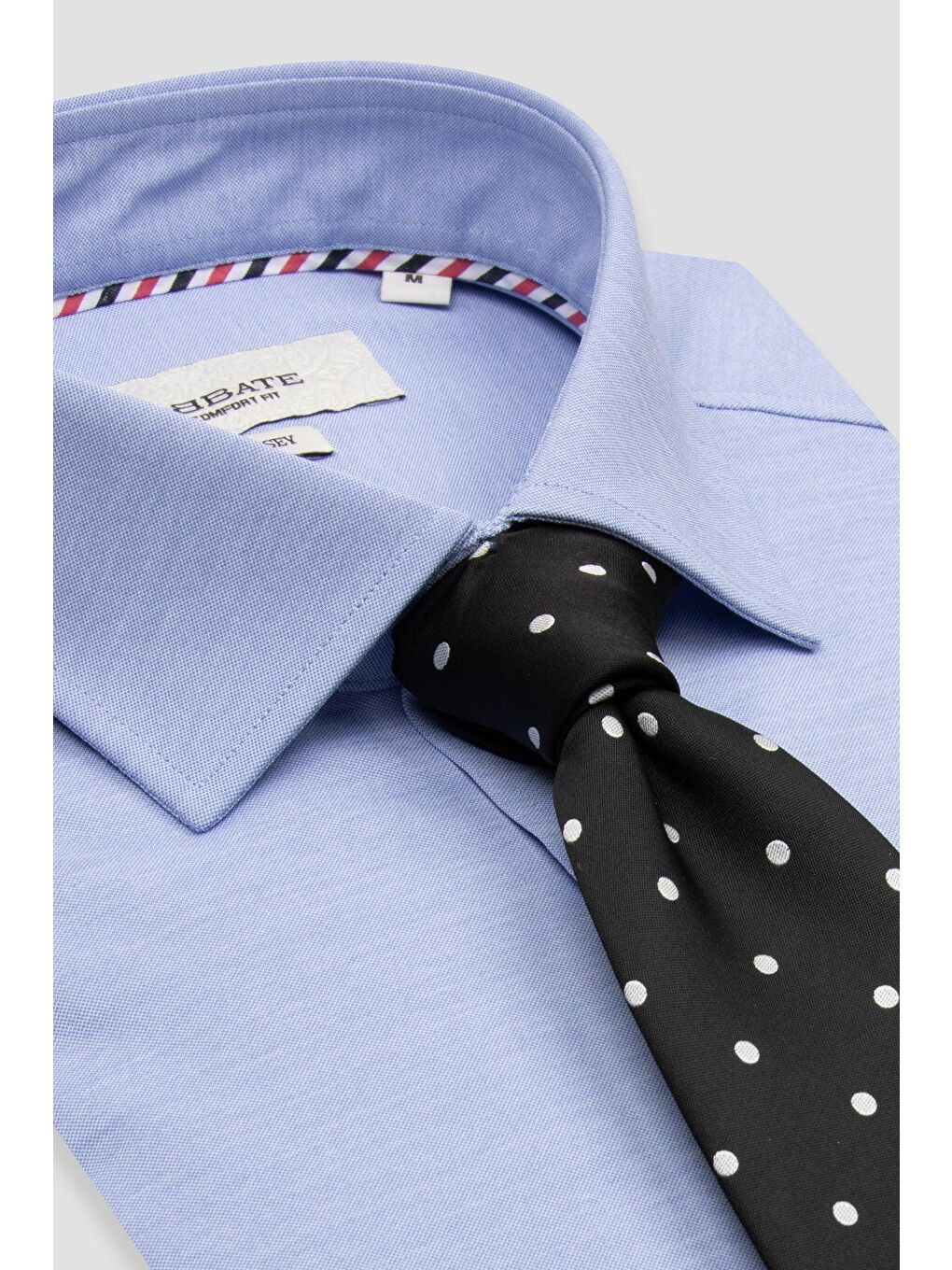 Rico Jersey Pamuk Karışımlı Comfort Fit Açık Mavi Klasik Yaka Erkek Düz Gömlek-6