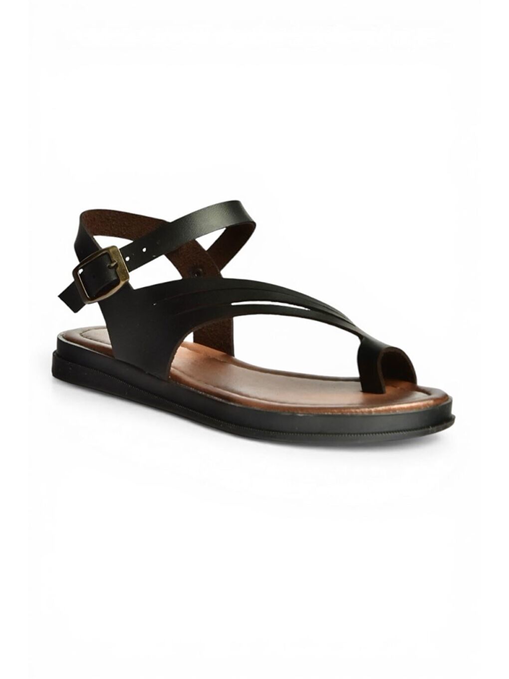 Siyah Kadın Sandalet U390903603-1
