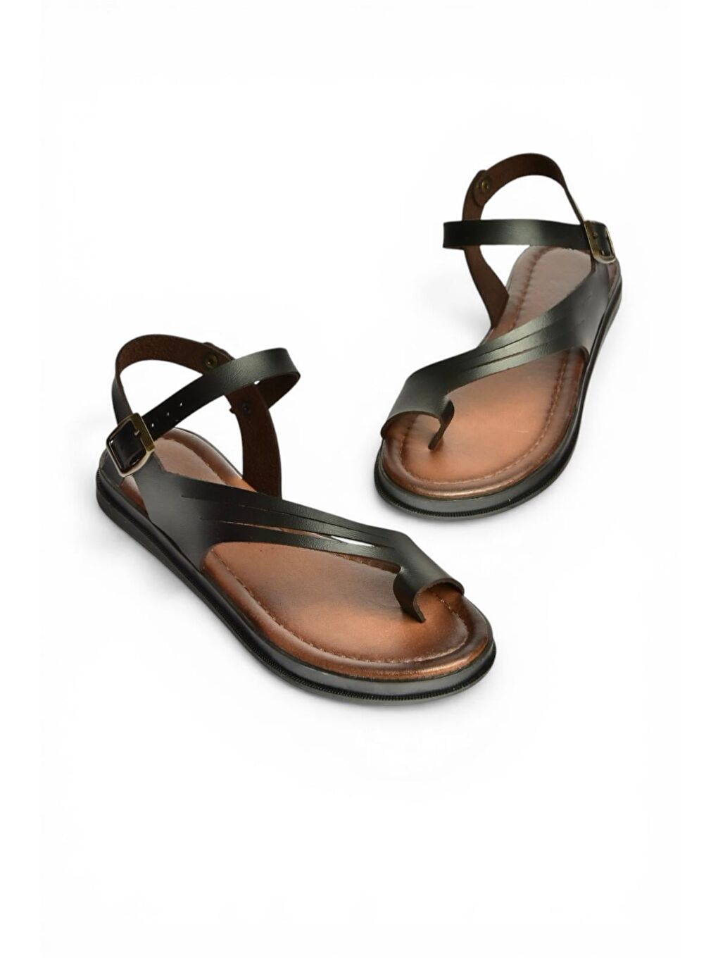 Siyah Kadın Sandalet U390903603-5