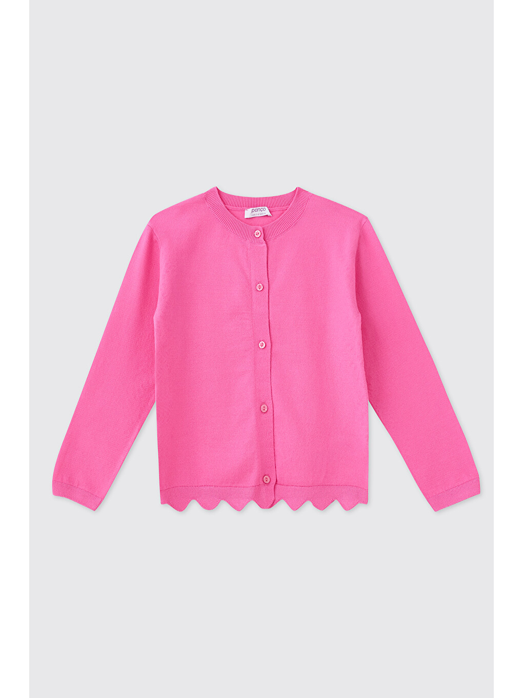 Kız Çocuk Pembe Triko Hırka