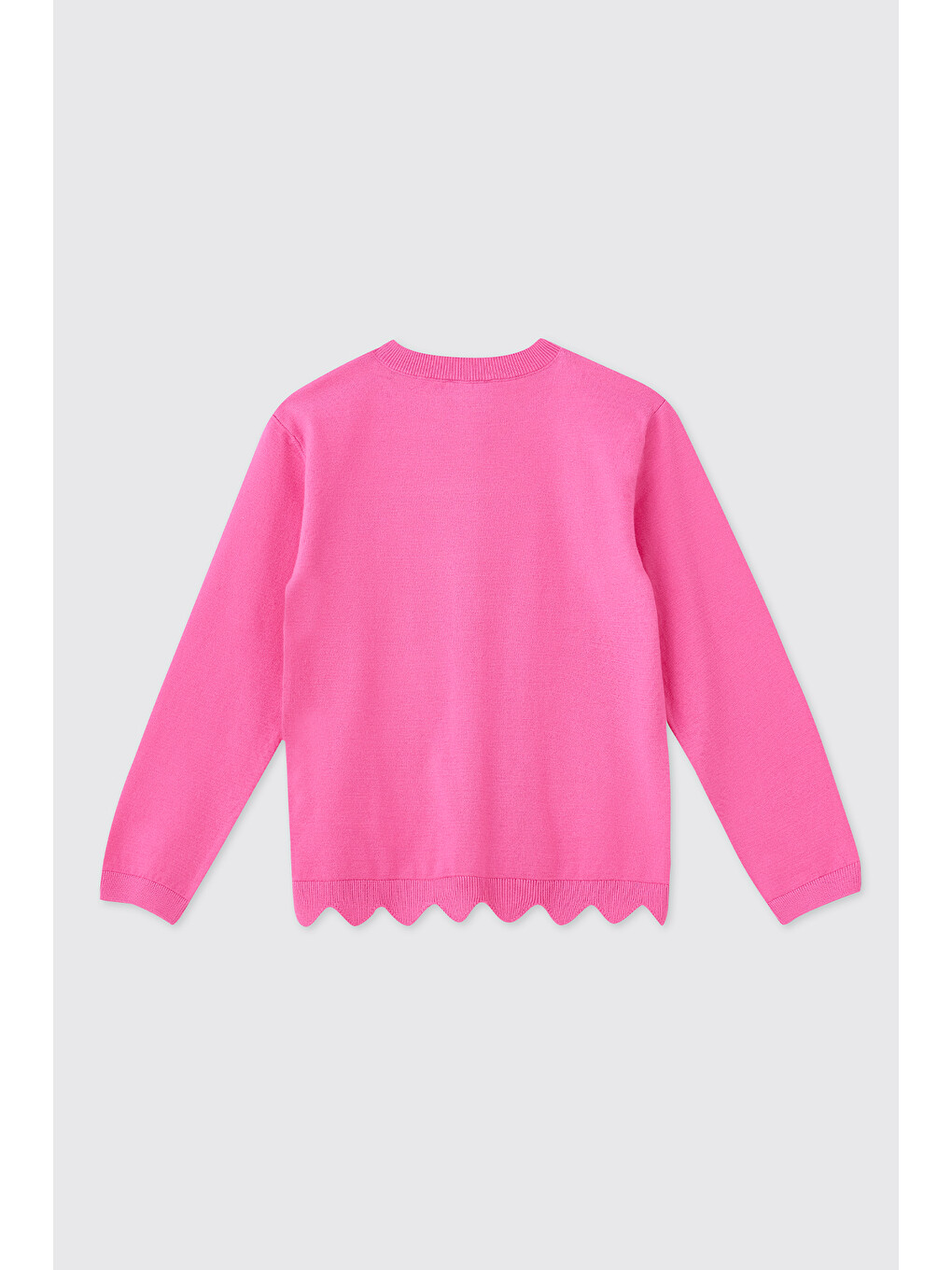 Kız Çocuk Pembe Triko Hırka-1
