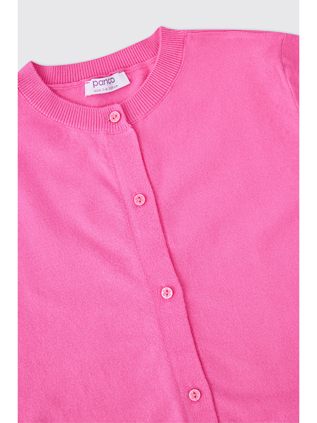 Kız Çocuk Pembe Triko Hırka-2