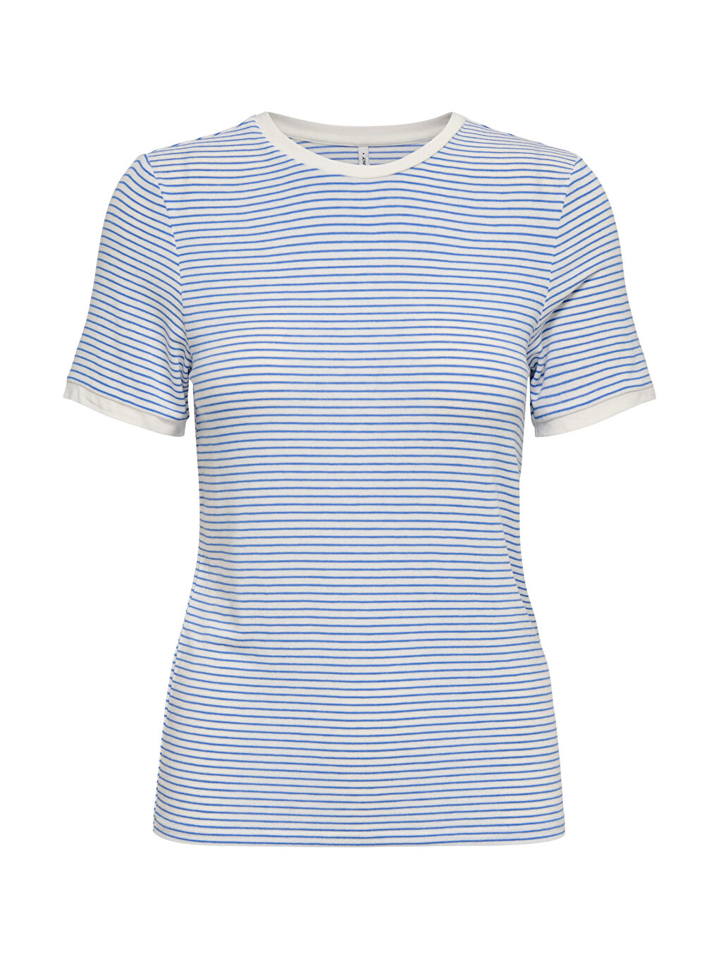 Mavi Onltine Çizgili Fitted Bisiklet Yaka Kadın T Shirt 15315406