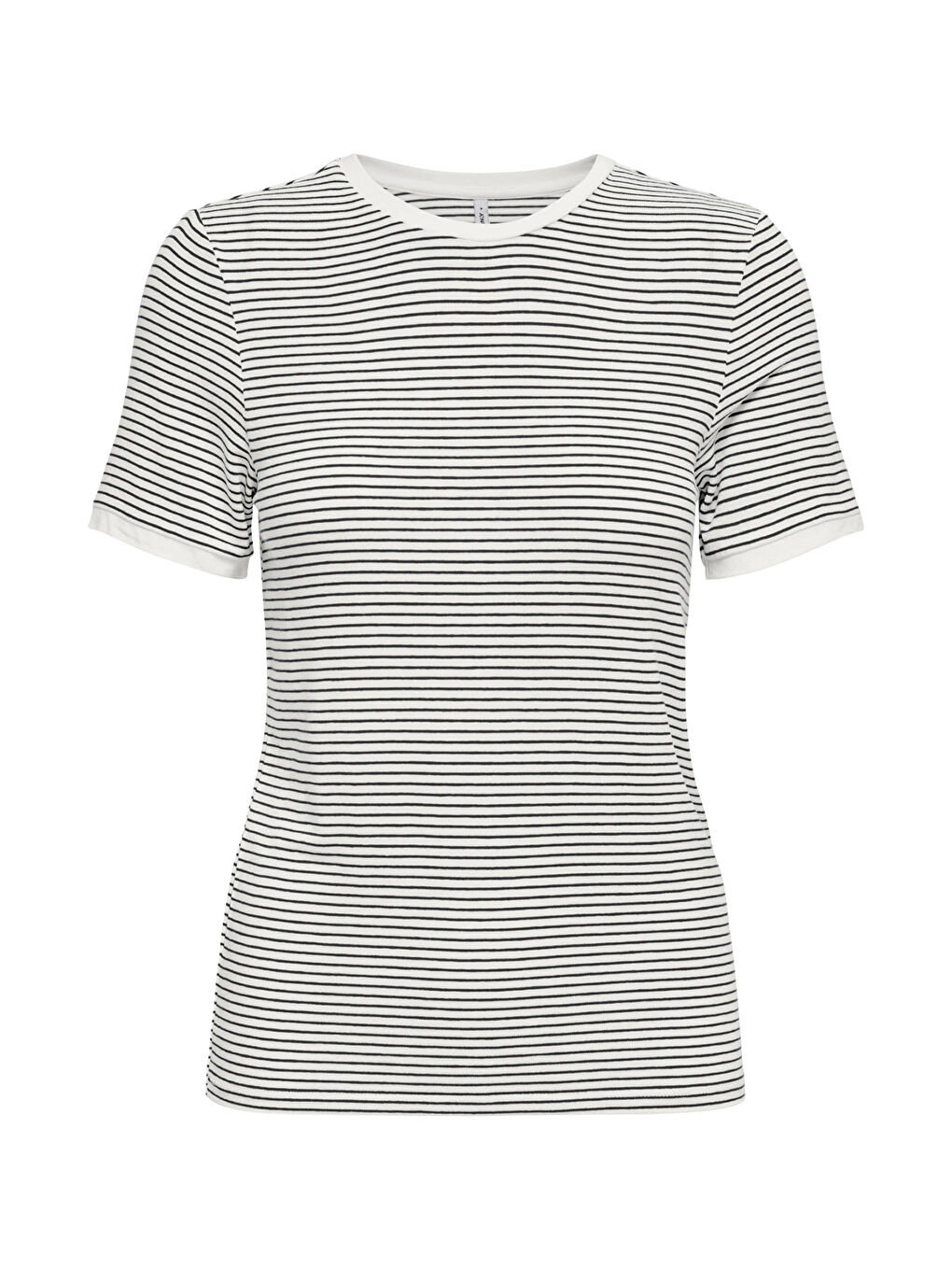 Lila Onltine Çizgili Fitted Bisiklet Yaka Kadın T Shirt 15315406