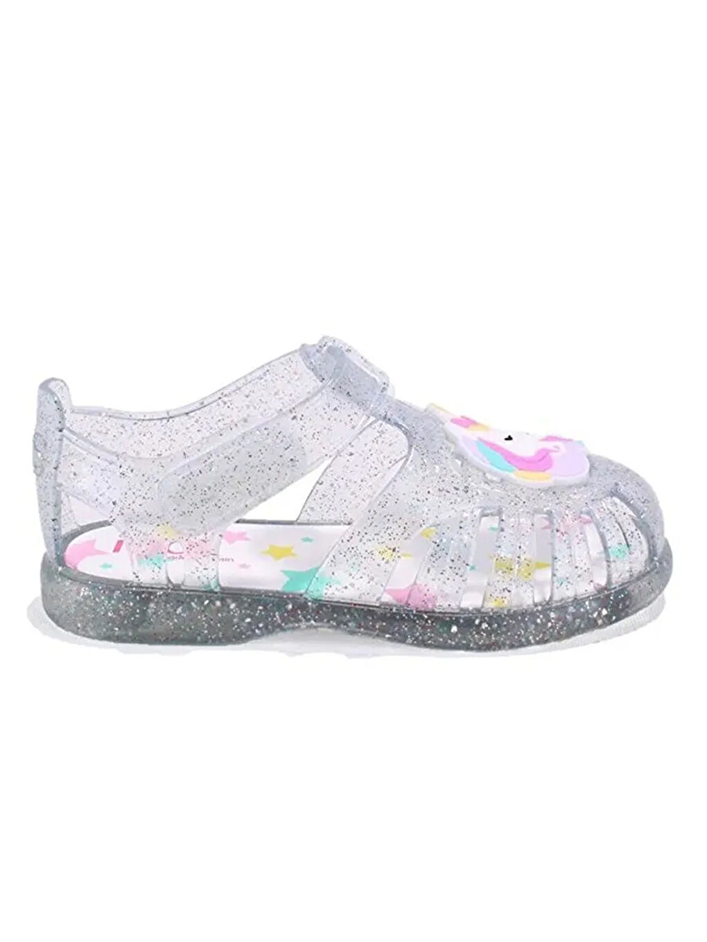 Pembe Kız Bebek Sandalet SS10341 S10341 TOBBY UNICORNIO 387-Tr.Fucsia Multi Glitter 20-26