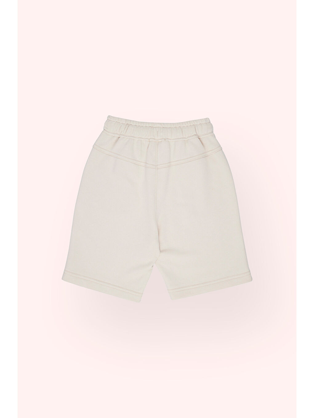 Erkek Çocuk Cepli Örme Şort Bej-7