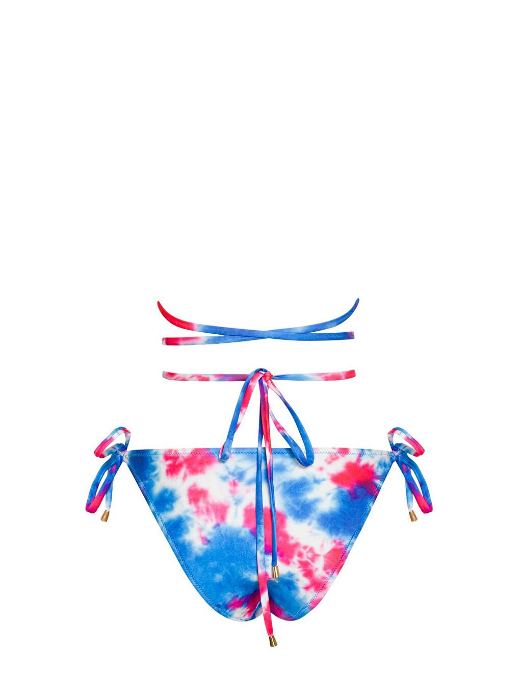 SAILOR moda Saks Brezilya Üçgen İpli Bikini Takım 2 - 1